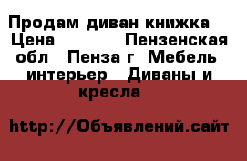 Продам диван книжка  › Цена ­ 1 500 - Пензенская обл., Пенза г. Мебель, интерьер » Диваны и кресла   